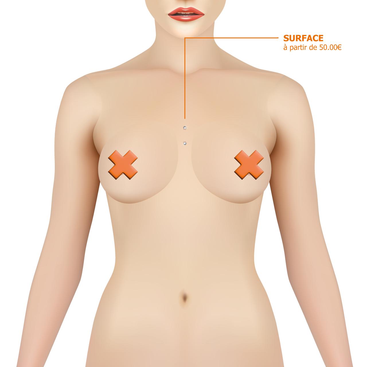 Stud piercing corps surface le havre v2
